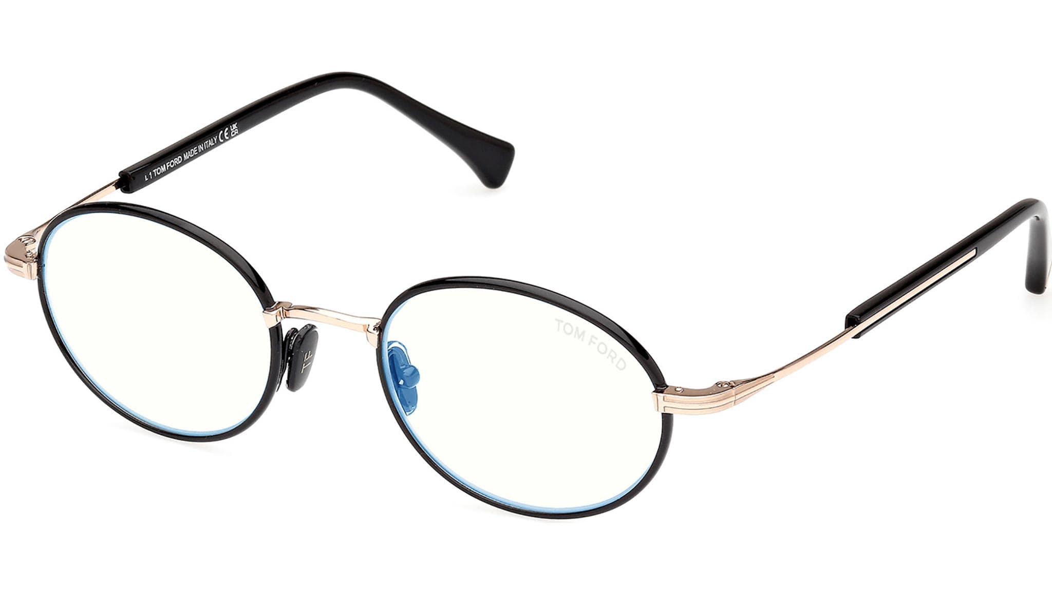 Tom Ford FT5973-B 005 Eyeglasses Black 49mm