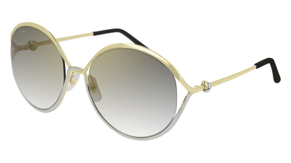 Cartier CT0226S 001 Sunglasses Gold 59mm Women
