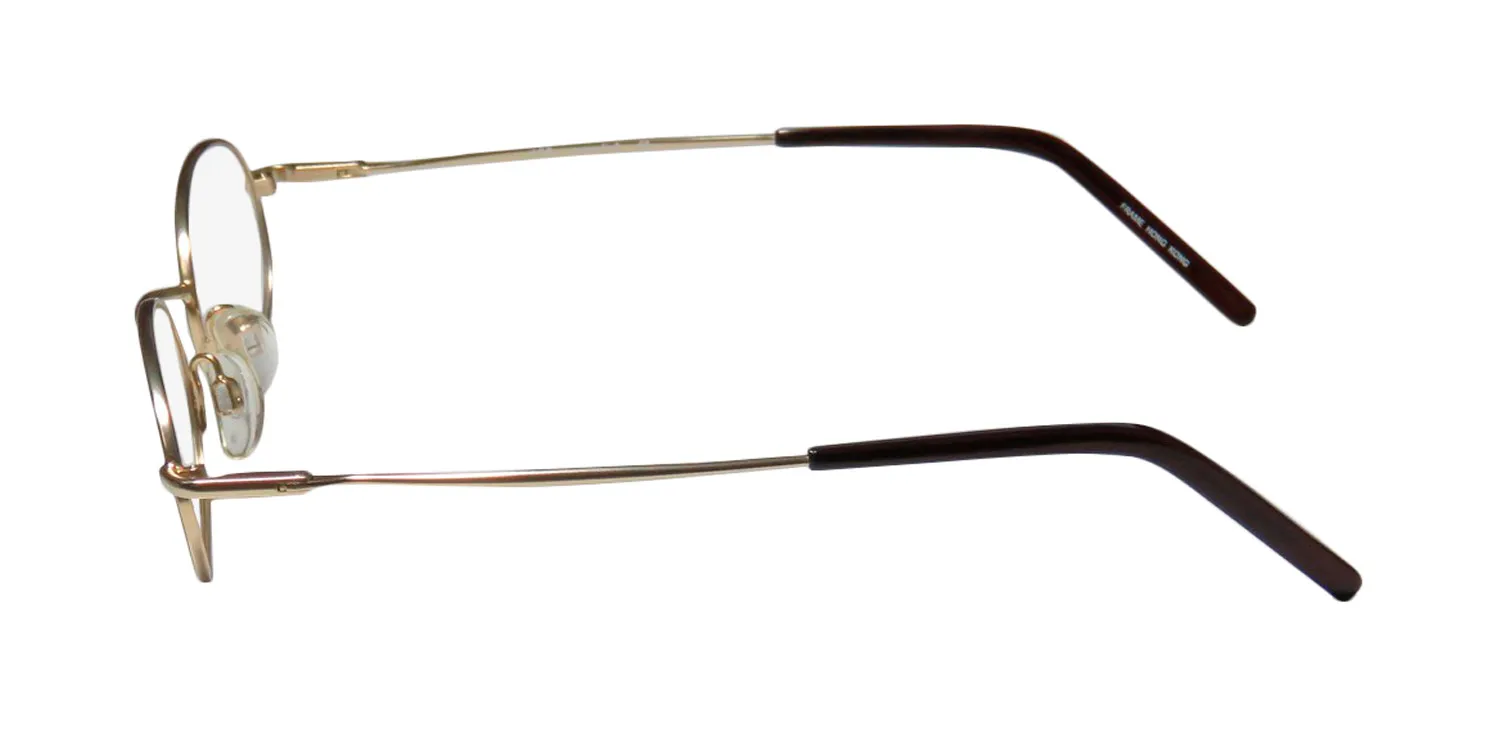 Marcolin Village 73 mod 6715 575 Eyeglasses Gold 49mm Unisex 4