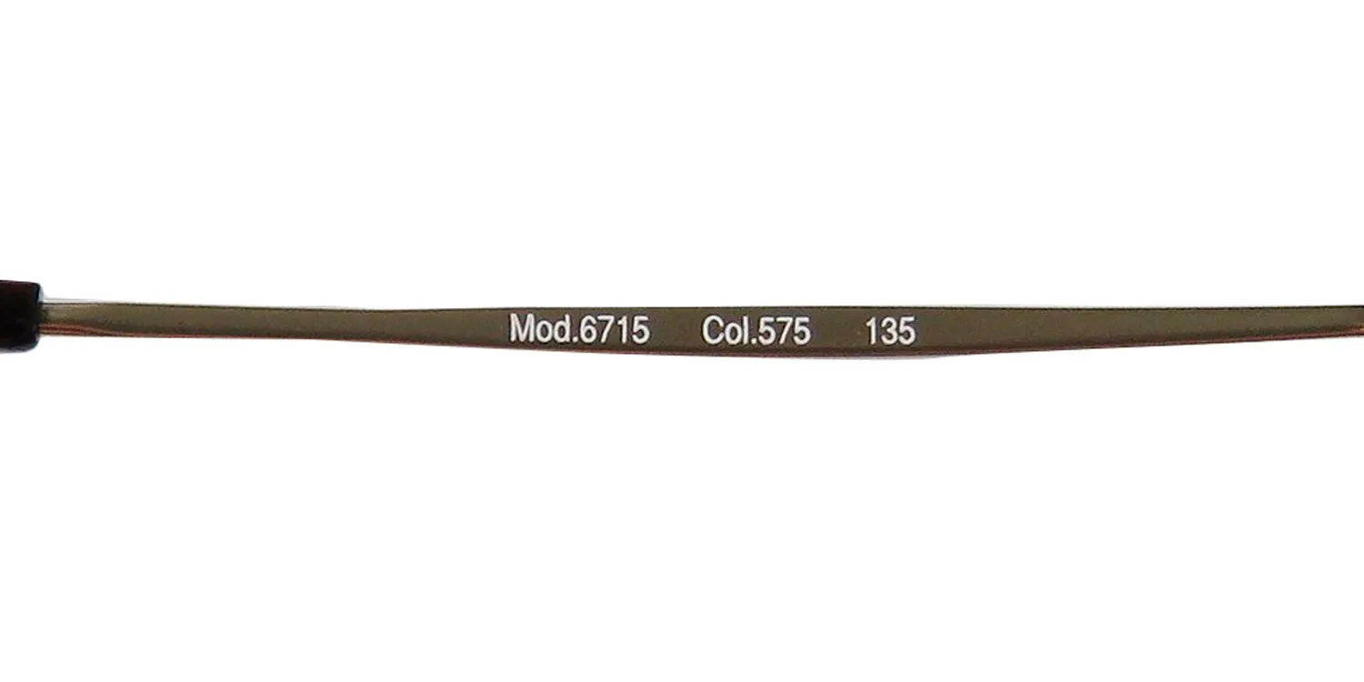 Marcolin Village 73 mod 6715 575 Eyeglasses Gold 49mm Unisex 8