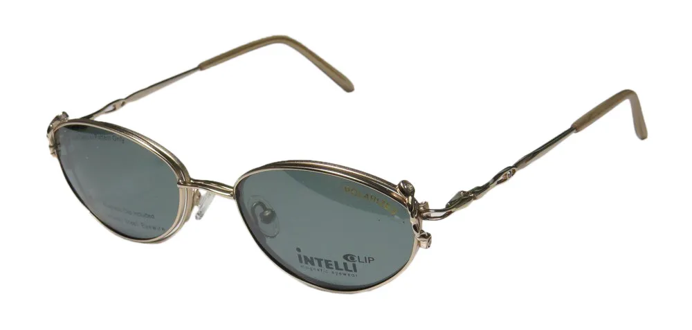 Elite Eyewear 718 pearl Eyeglasses Gold 51mm Unisex