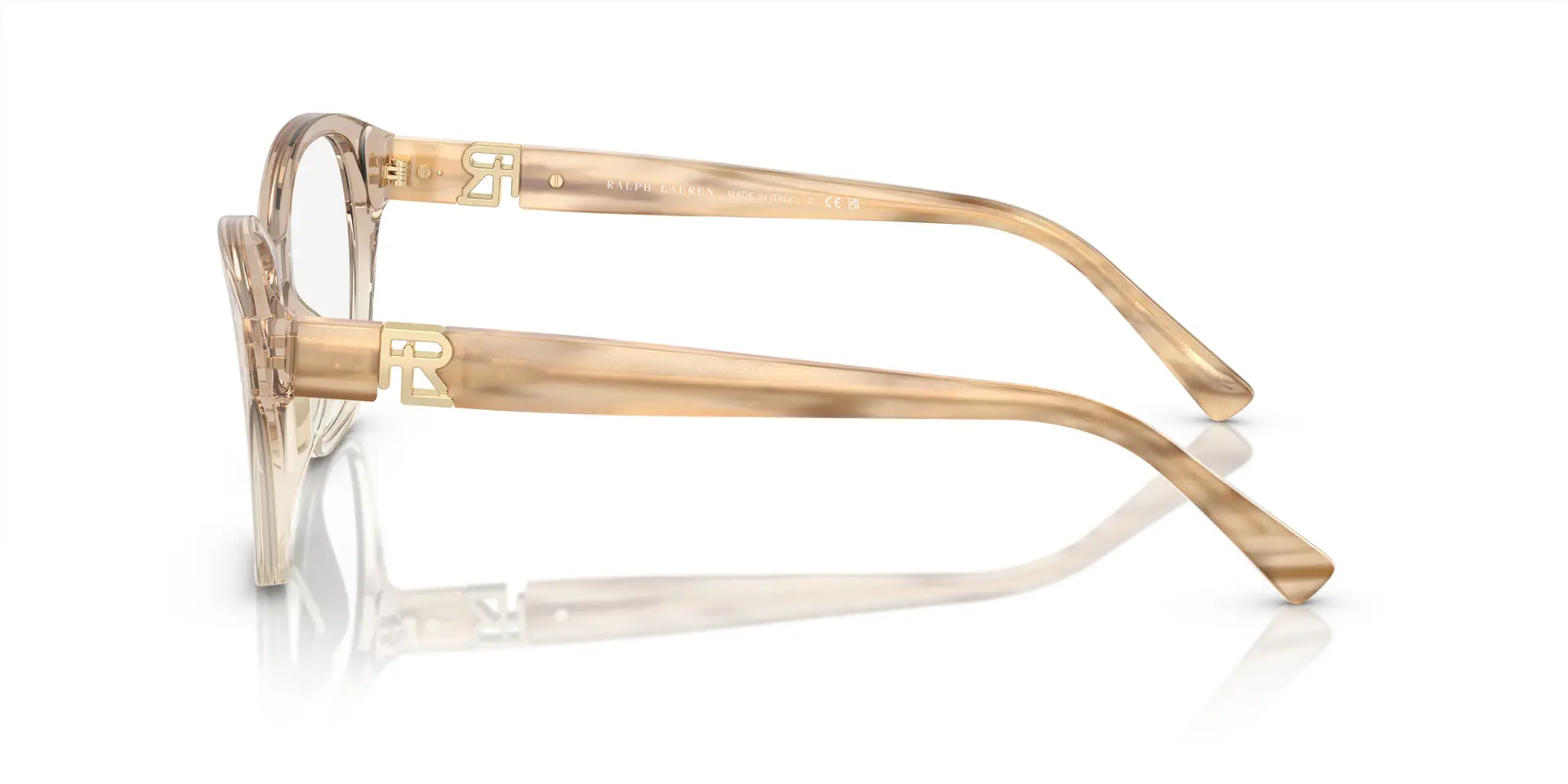 Ralph Lauren 0RL6236U 6111 Eyeglasses Transparent Beige Brown 55mm Women 5