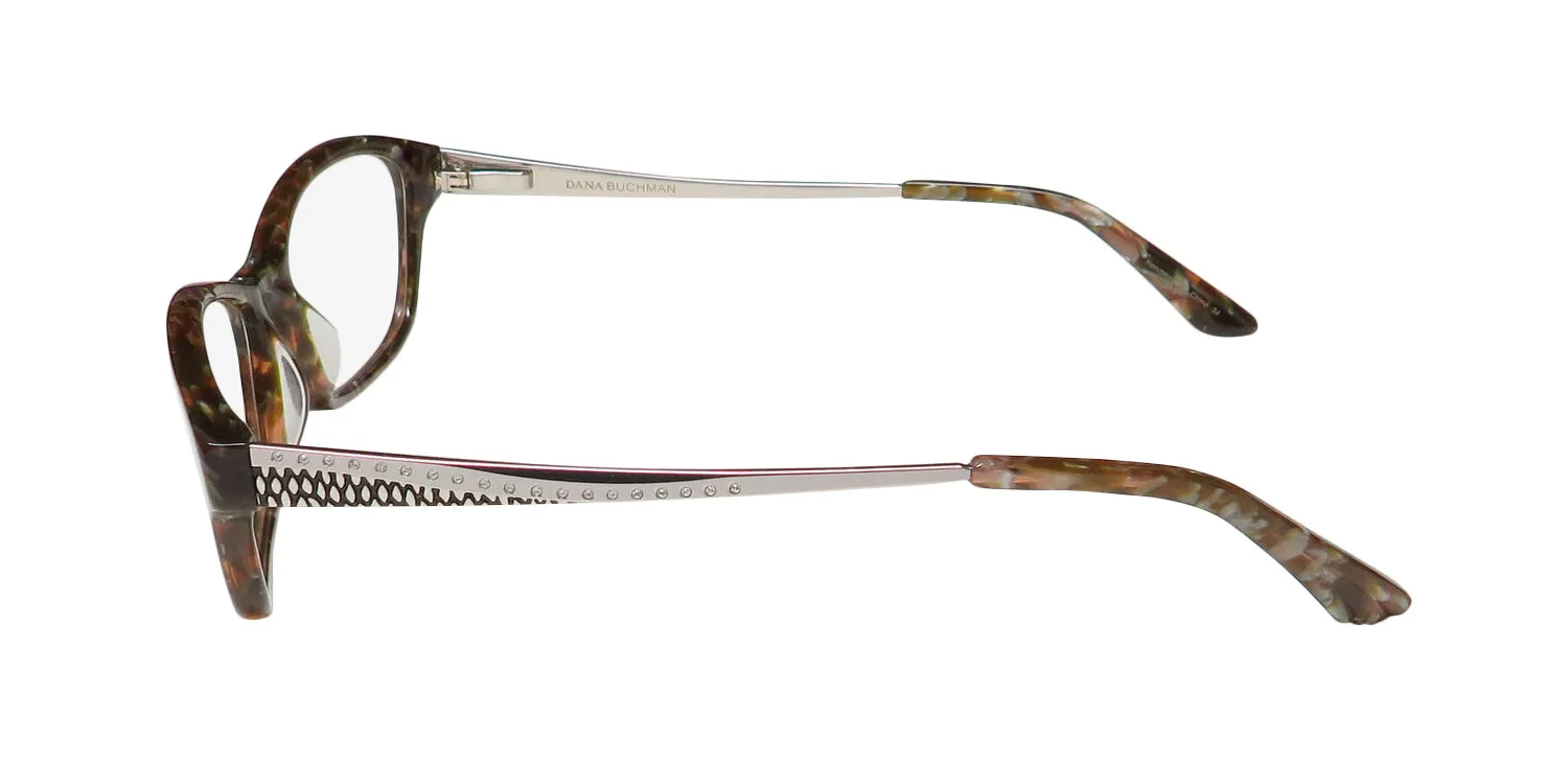 Dana Buchman Rosamund to Eyeglasses Marble Tortoise 51mm 4