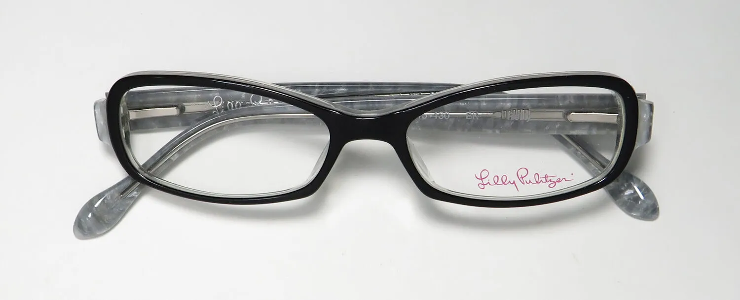 Lilly Pulitzer Reilly bk Eyeglasses Black 46mm 2