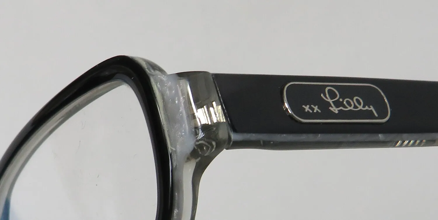 Lilly Pulitzer Reilly bk Eyeglasses Black 46mm 6