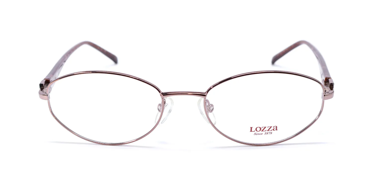 Lozza Vl2167s 0scl Eyeglasses Brown 53mm 3