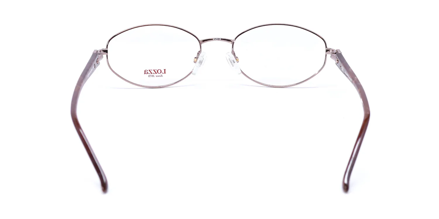 Lozza Vl2167s 0scl Eyeglasses Brown 53mm 5