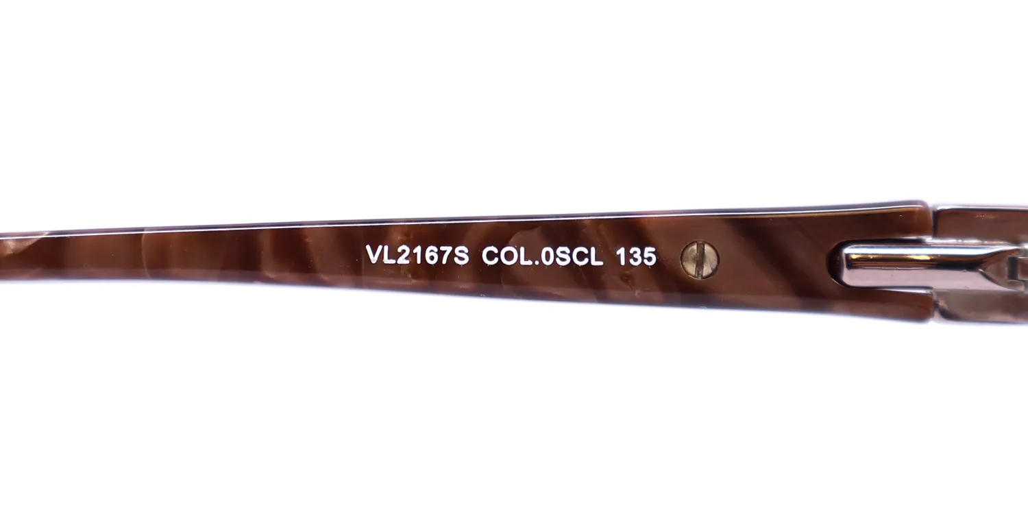 Lozza Vl2167s 0scl Eyeglasses Brown 53mm 8