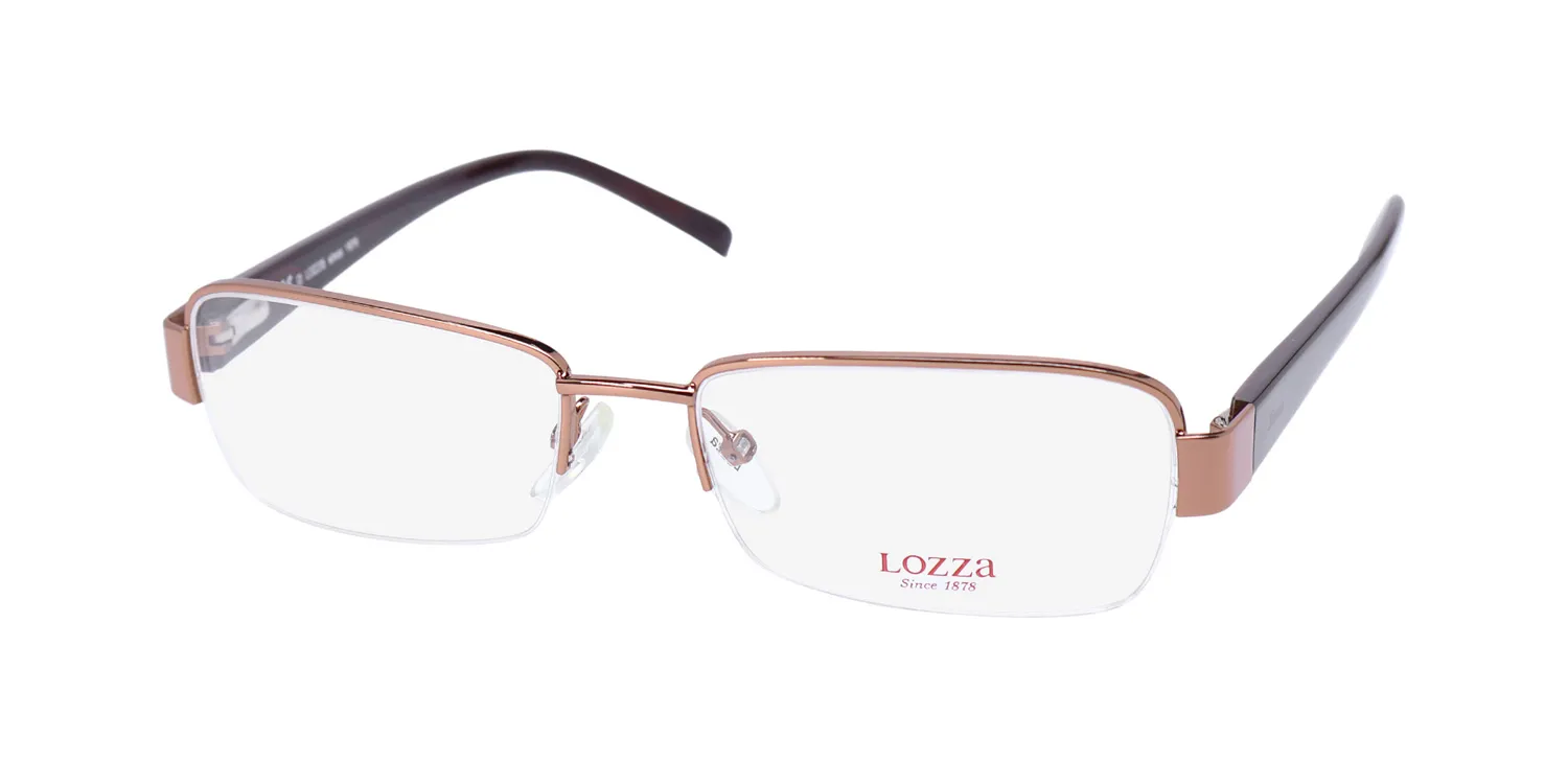 Lozza Vl2126 0r72 Eyeglasses Brown 52mm