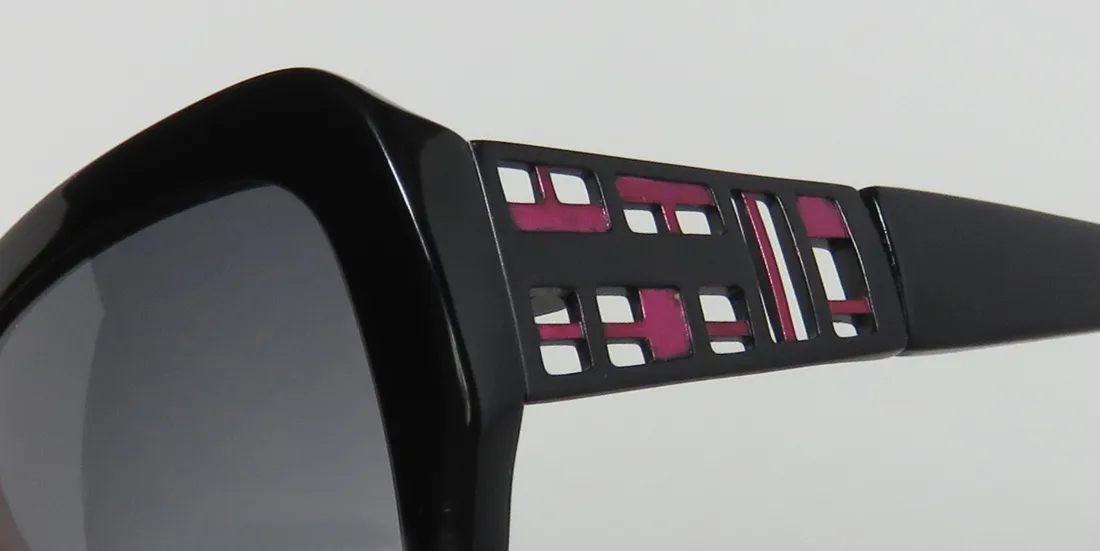 Kensie Caught Up bk Sunglasses Black 57mm 6