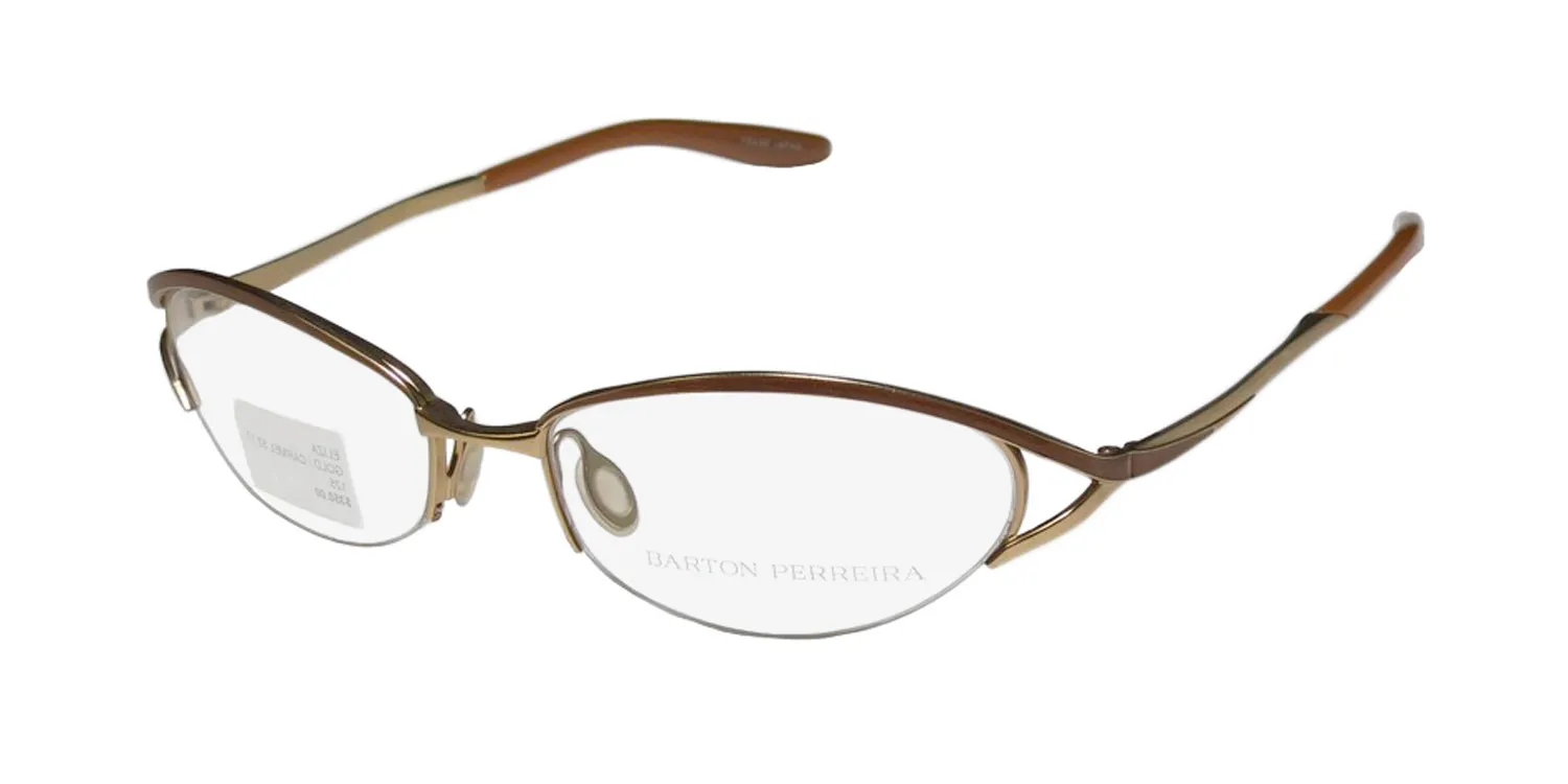 Barton Perreira Eliza gos/car Eyeglasses Cream Brown 53mm