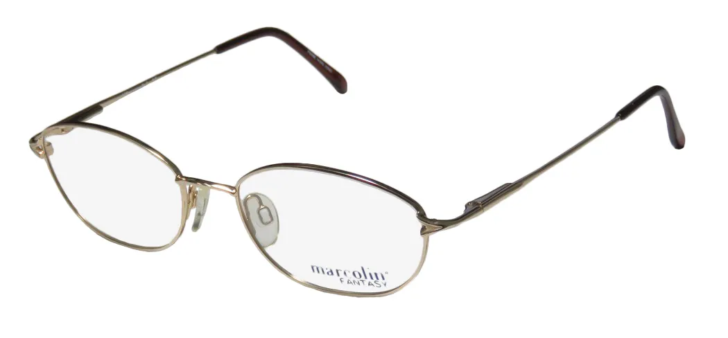 Marcolin 7218 216 Eyeglasses Gold 52mm Unisex
