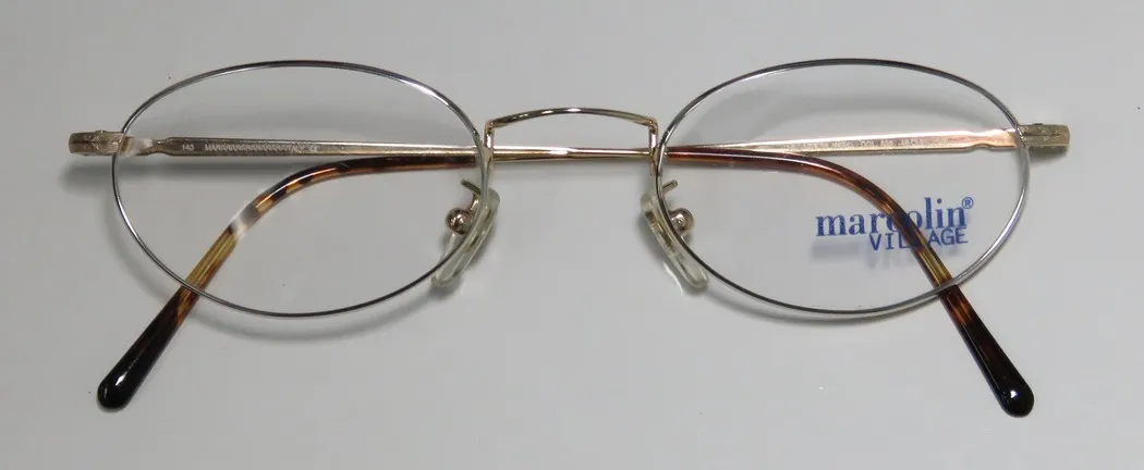 Marcolin Village 38 828 Eyeglasses Gold 48mm Unisex 2