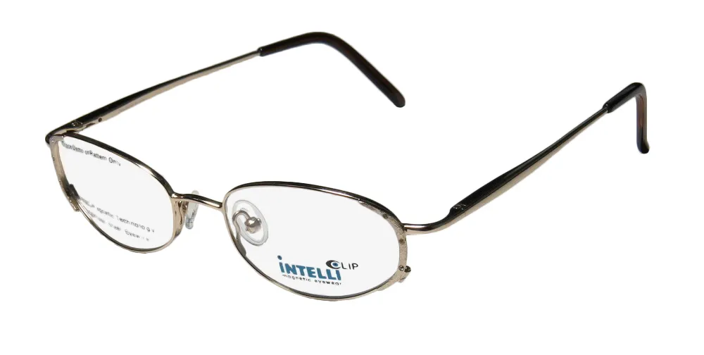 Elite Eyewear 717-B gold Eyeglasses Gold 49mm