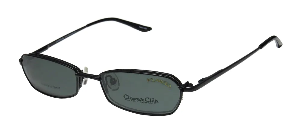 Elite Eyewear Clever Clip 010 black Eyeglasses Black 51mm Unisex