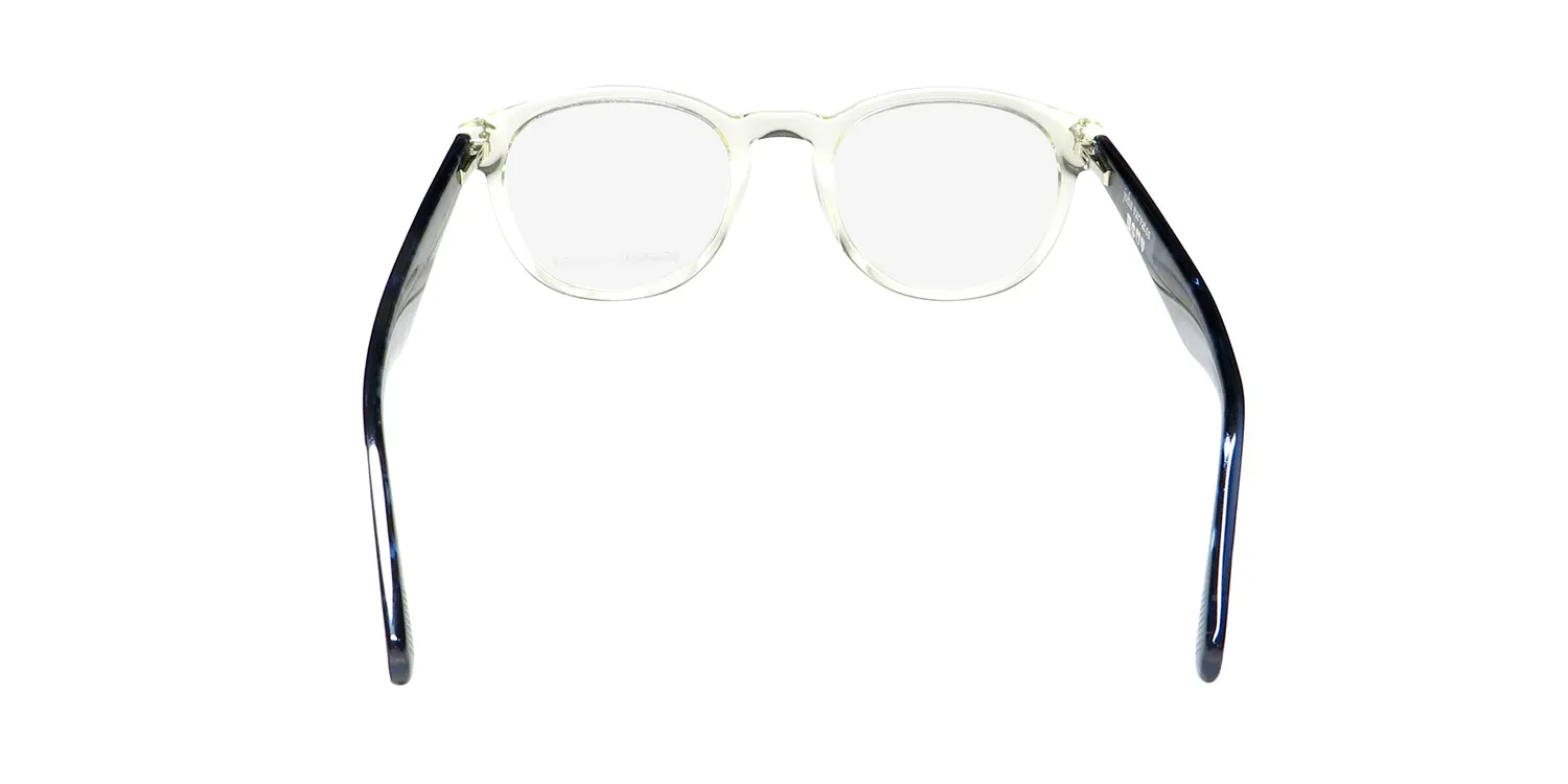 John Varvatos V416 yellow crystal Eyeglasses Yellow Crystal 49mm 5
