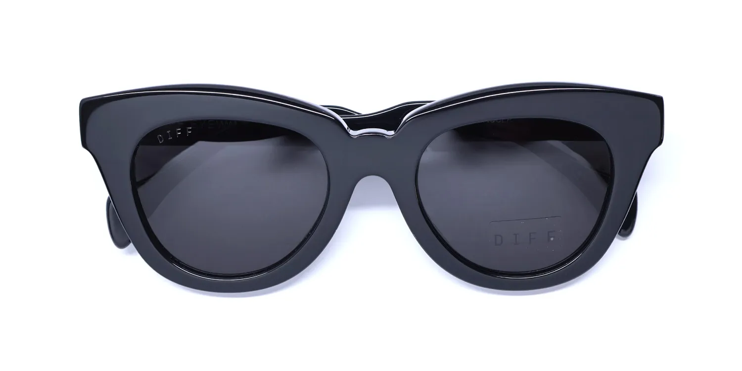 Diff Jagger bk Sunglasses Black 48mm 2