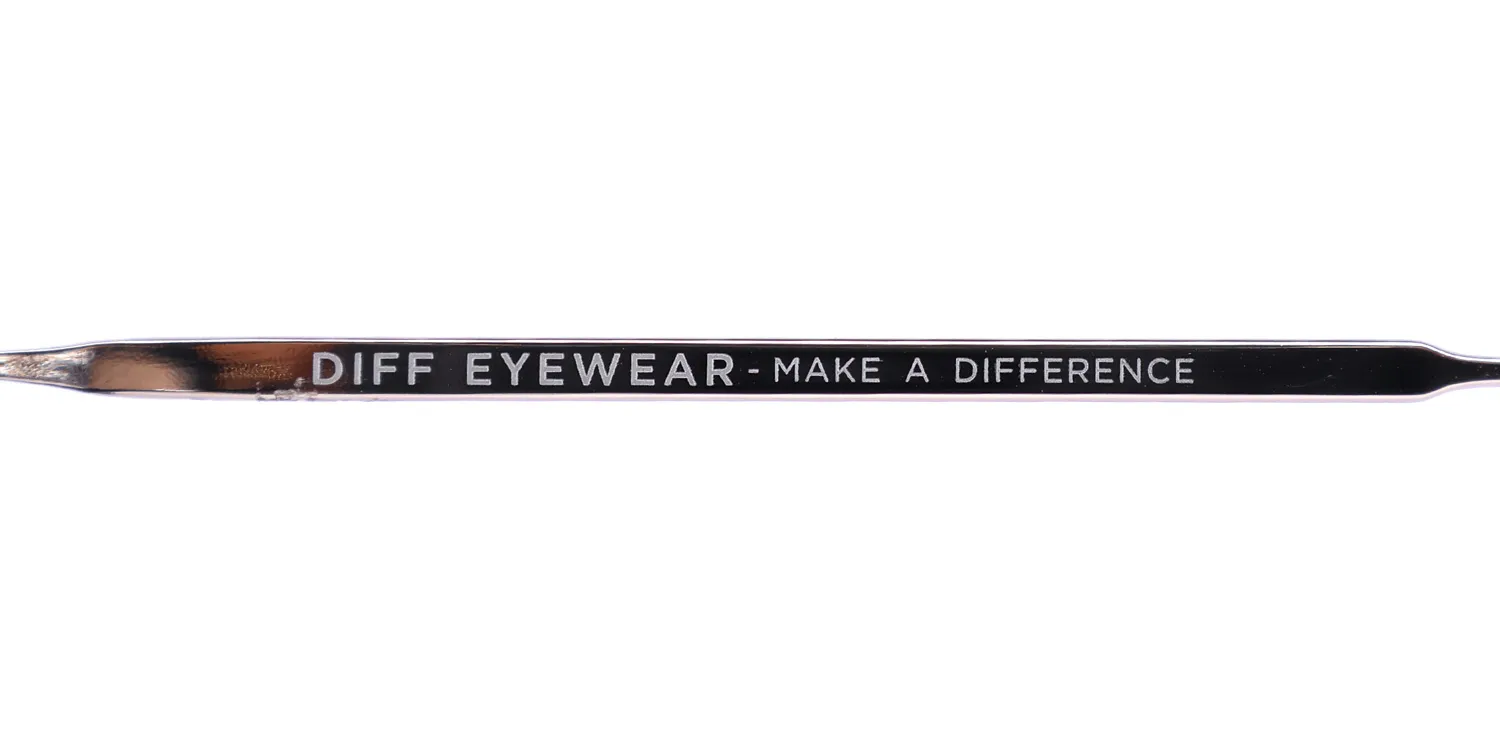 Diff Rue Blue Light Lens bk Eyeglasses Black 46mm 7