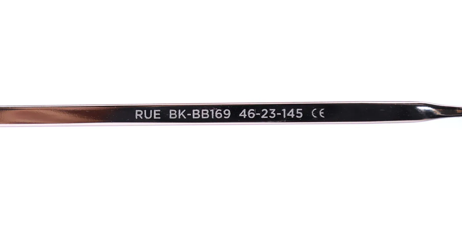 Diff Rue Blue Light Lens bk Eyeglasses Black 46mm 8