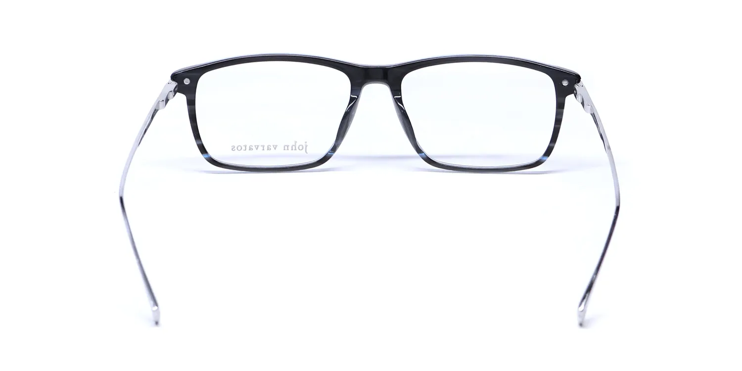 John Varvatos Vjv425 blue horn Eyeglasses Blue Horn 55mm 5