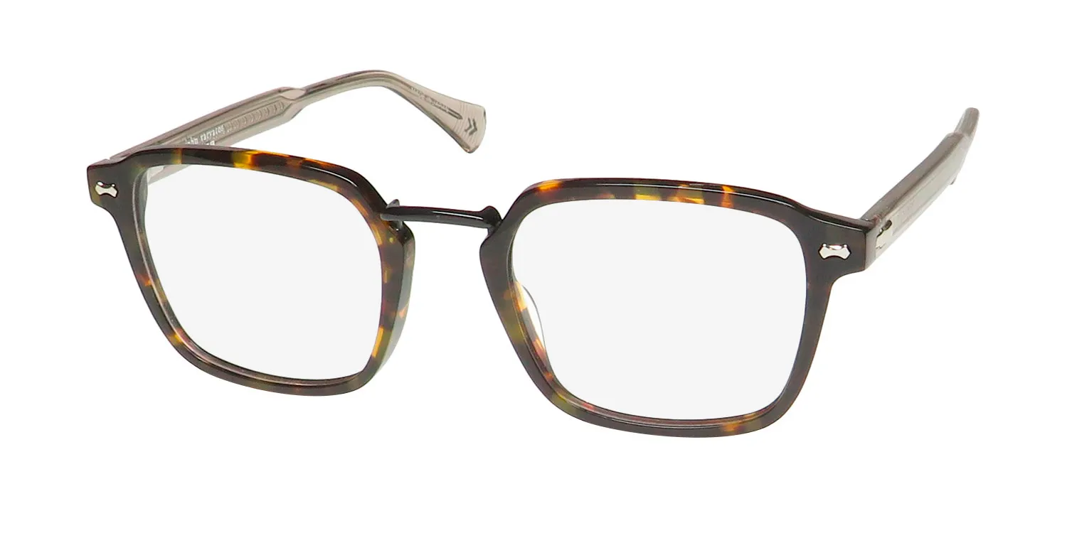 John Varvatos Vjv427 havana Eyeglasses Havana Brown 49mm