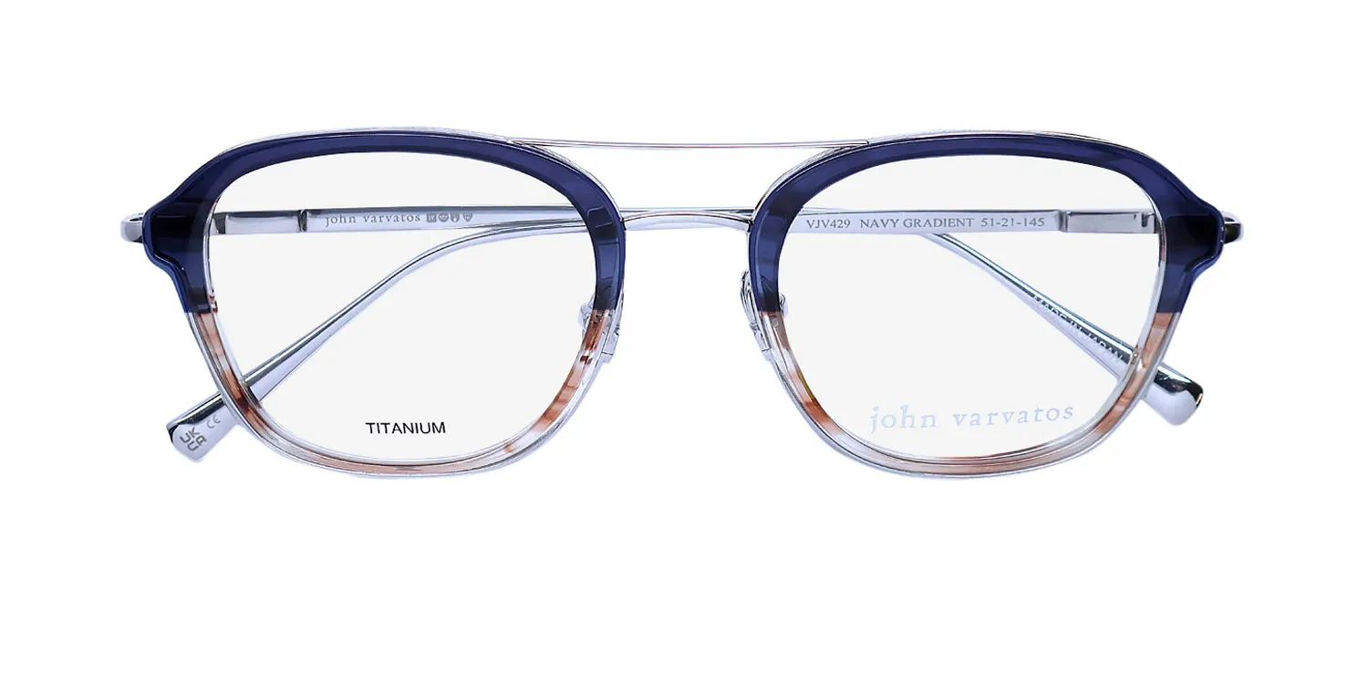 John Varvatos Vjv429 navy gradient Eyeglasses Navy Gradient 51mm 2