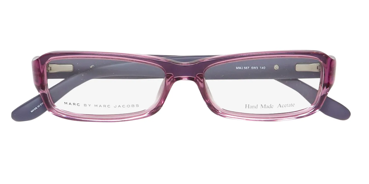 Marc Jacobs 567 5w3 Eyeglasses Transparent Violet 52mm 2