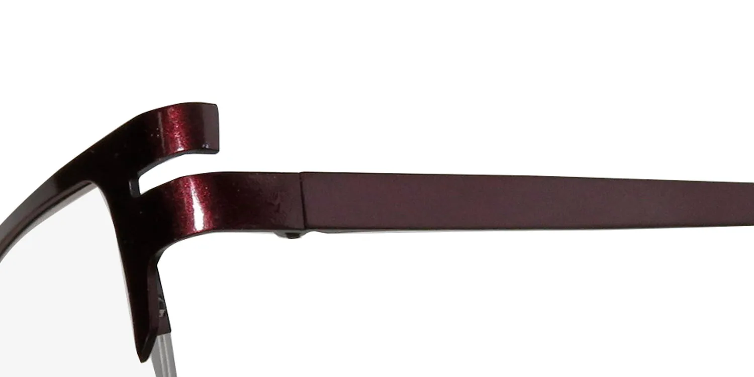 Harry Lary Scotchy 055 Eyeglasses Merlot 50mm Unisex 6