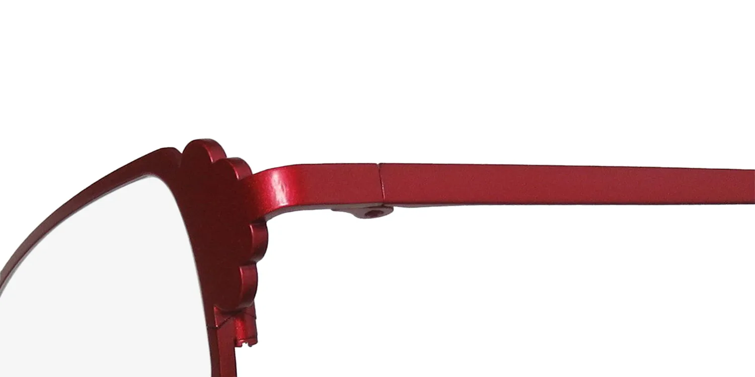Harry Lary Ferrary 360 Eyeglasses Crimson 48mm 6