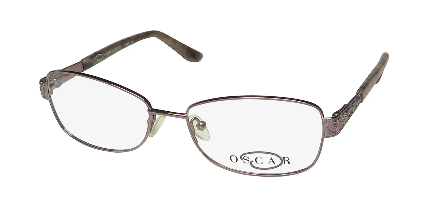 Oscar de la Renta Osl103 234 Eyeglasses Shiny Light Brown 53mm
