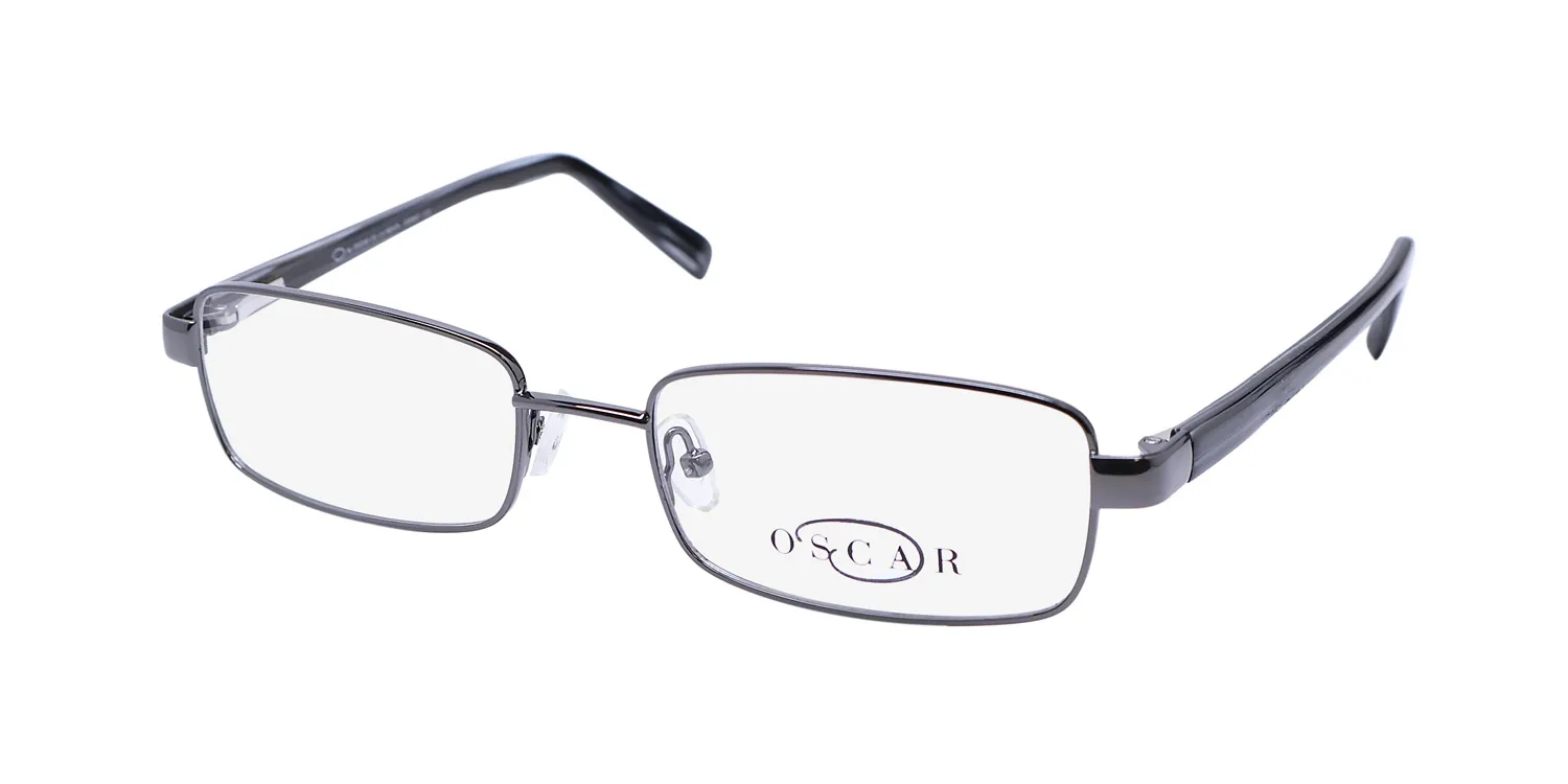 Oscar de la Renta Osm807 010 Eyeglasses Shiny Gunmetal 53mm