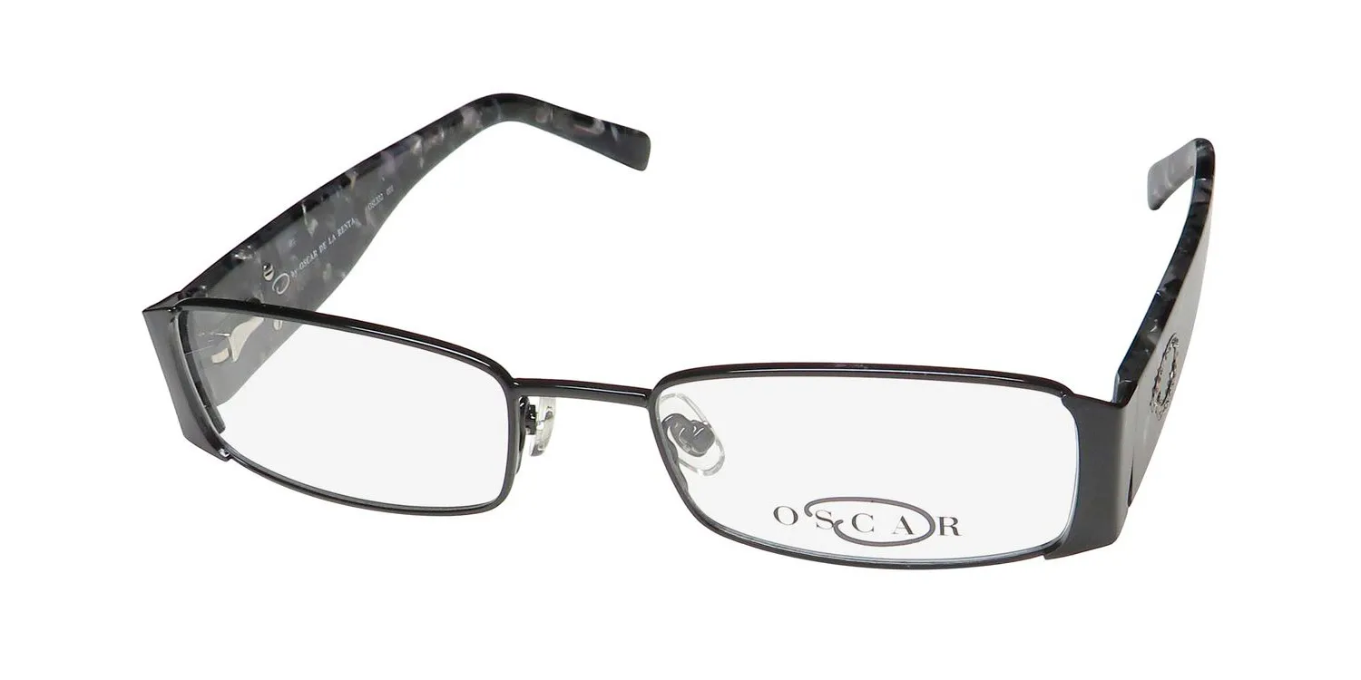 Oscar de la Renta Osl332 001 Eyeglasses Shiny Black 51mm