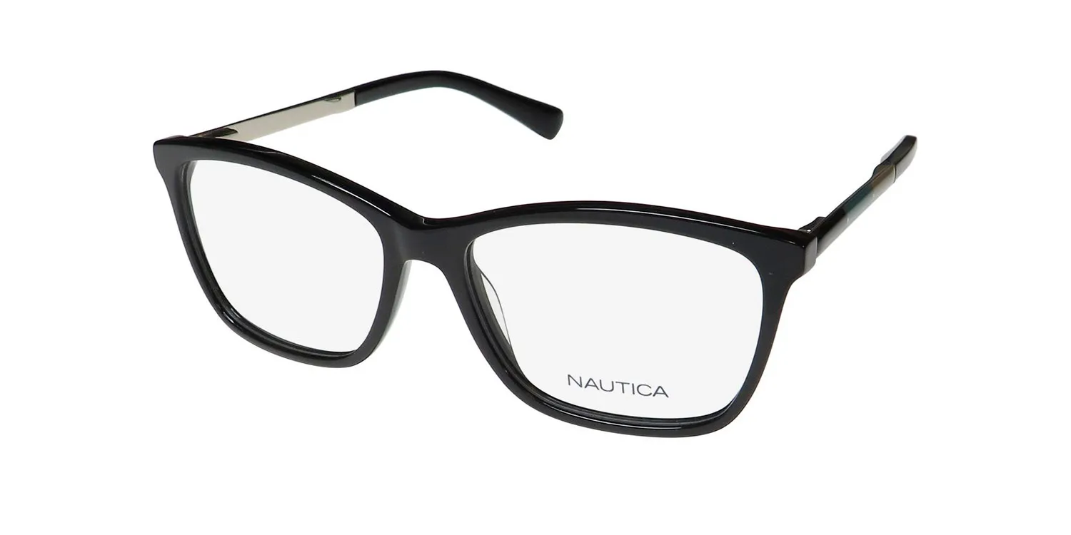 Nautica Nlo5008 001 Eyeglasses Black 53mm