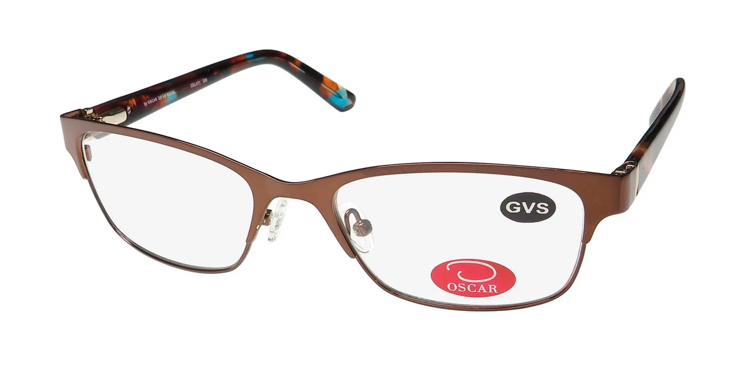 Oscar de la Renta Osl 471 200 Eyeglasses Brown 52mm