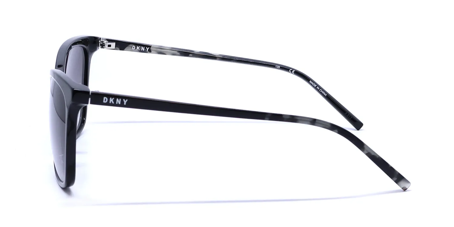 DKNY DK500S 001 Sunglasses Black 54mm 4