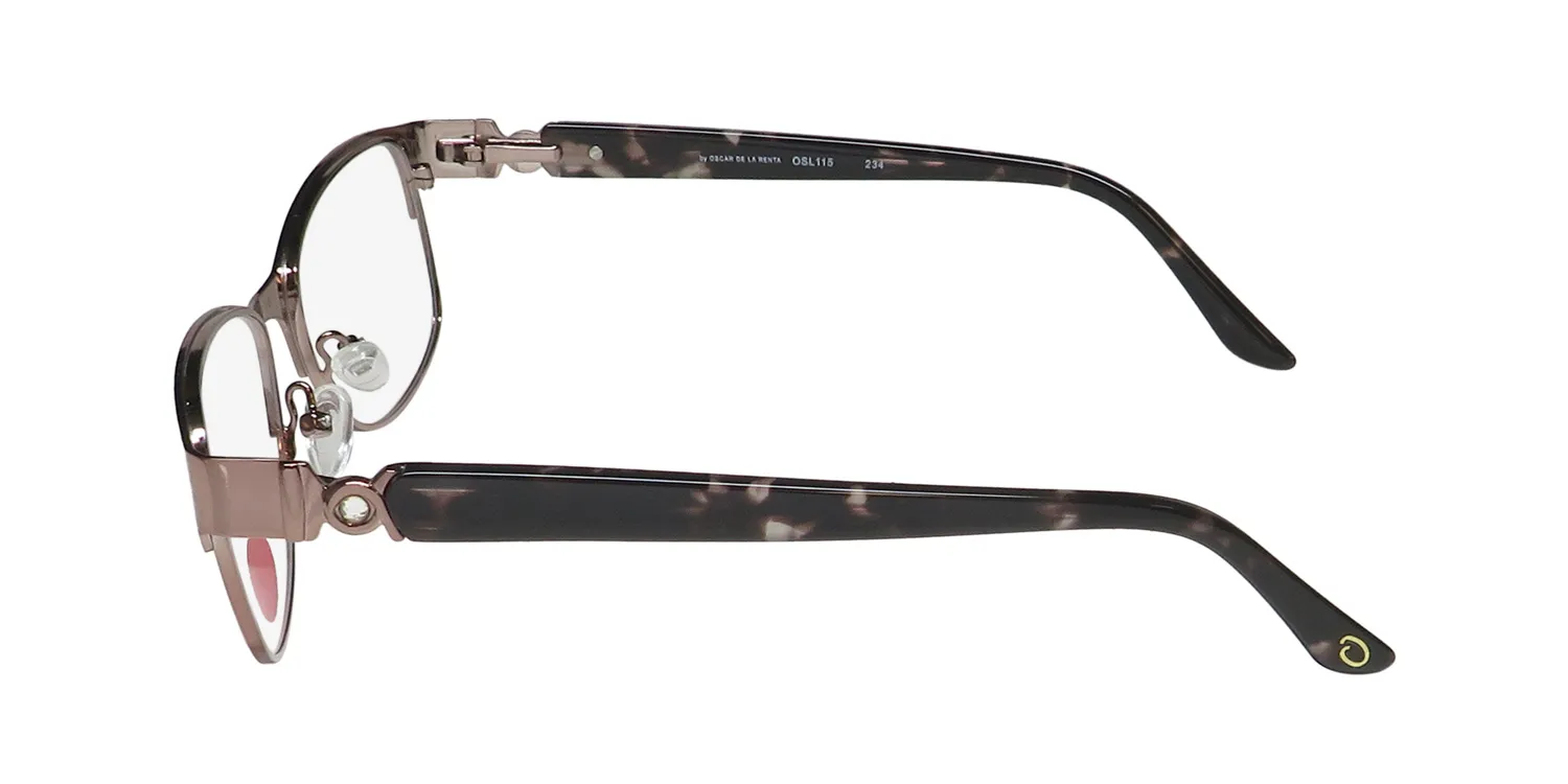 Oscar de la Renta Osl 115 234 Eyeglasses Brown 50mm 4