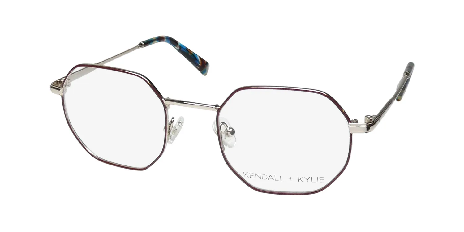 Kendall + Kylie Kko195 Callie 600 Eyeglasses Red 47mm