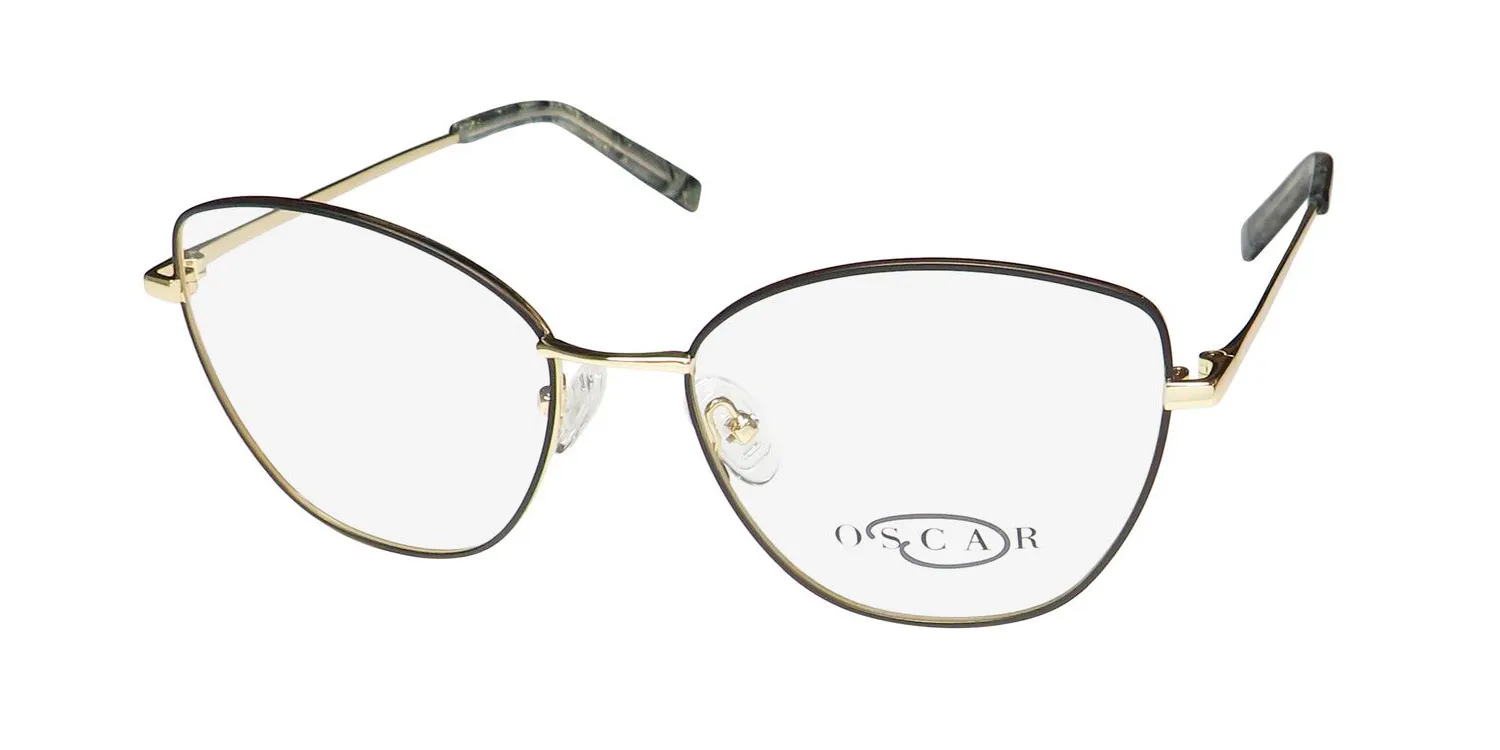 Oscar de la Renta Osl739 001 Eyeglasses Semi Matte Black 54mm