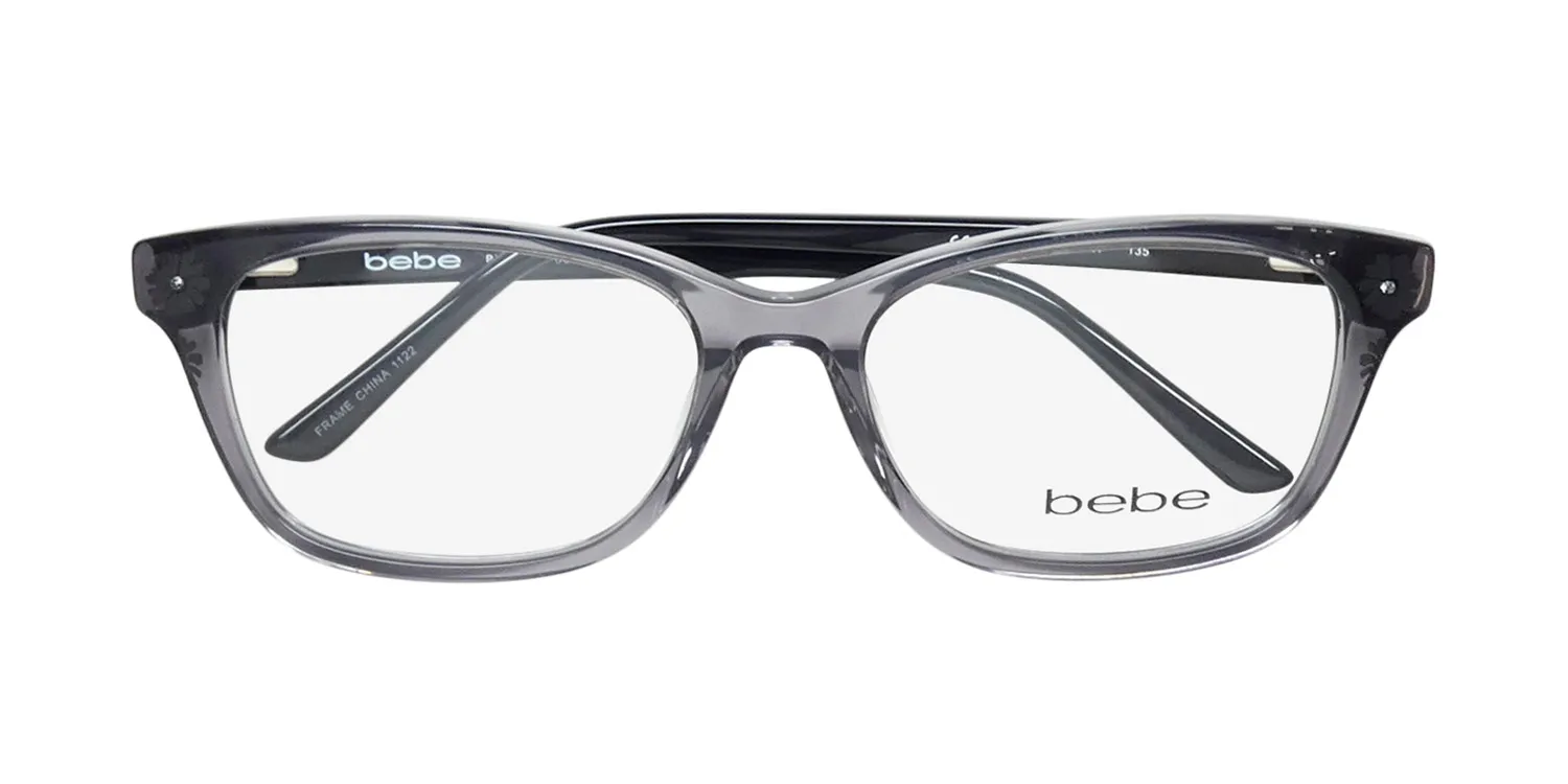 Bebe Bb4163 001 Eyeglasses Grey Crystal 55mm 2