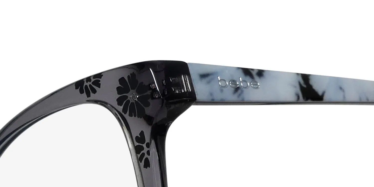 Bebe Bb4163 001 Eyeglasses Grey Crystal 55mm 6