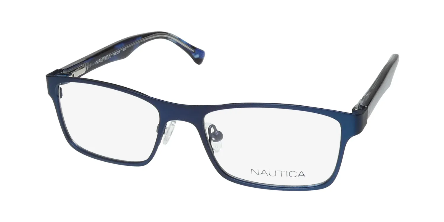 Nautica Nbo205 414 Eyeglasses Satin Navy 45mm