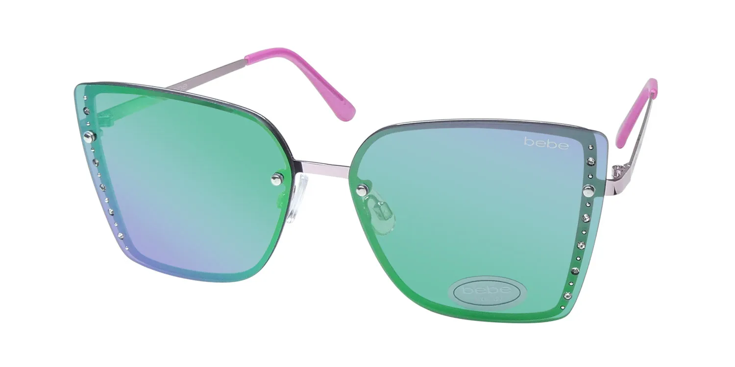 Bebe Bbop1032 691 Sunglasses Shiny Pink 0mm
