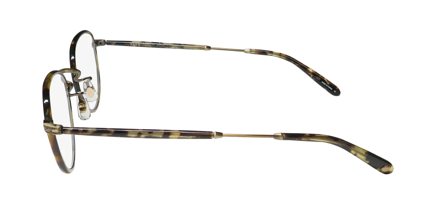 Garrett Leight Wiltern Blue Light Technology to-bg-yt Eyeglasses Tortoise 46mm Unisex 4