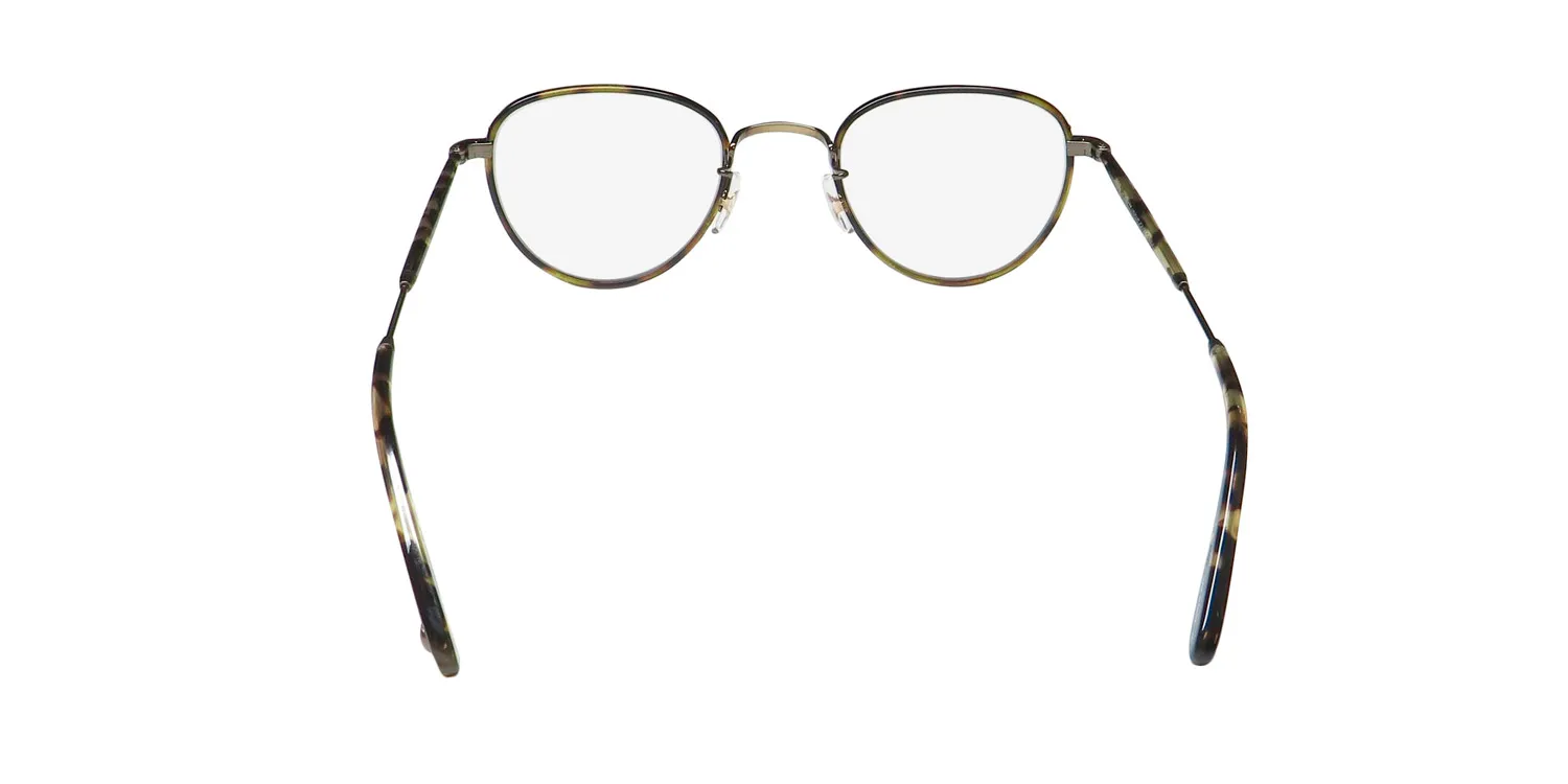 Garrett Leight Wiltern Blue Light Technology to-bg-yt Eyeglasses Tortoise 46mm Unisex 5