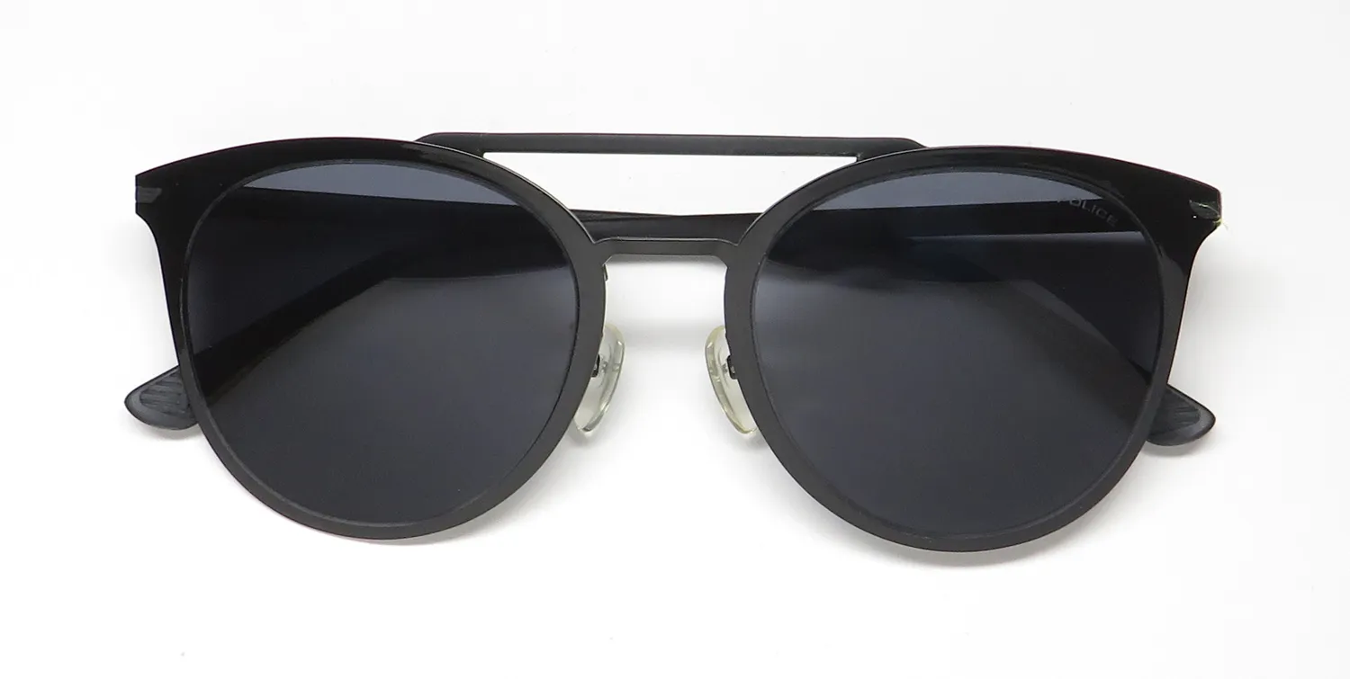 Police Spl491 06aa Sunglasses Rubberized Black 53mm 2