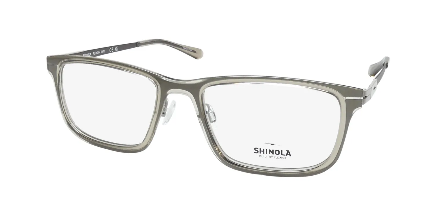 Flexon Shinola 37000 278 Eyeglasses Crystal Sand 55mm Unisex
