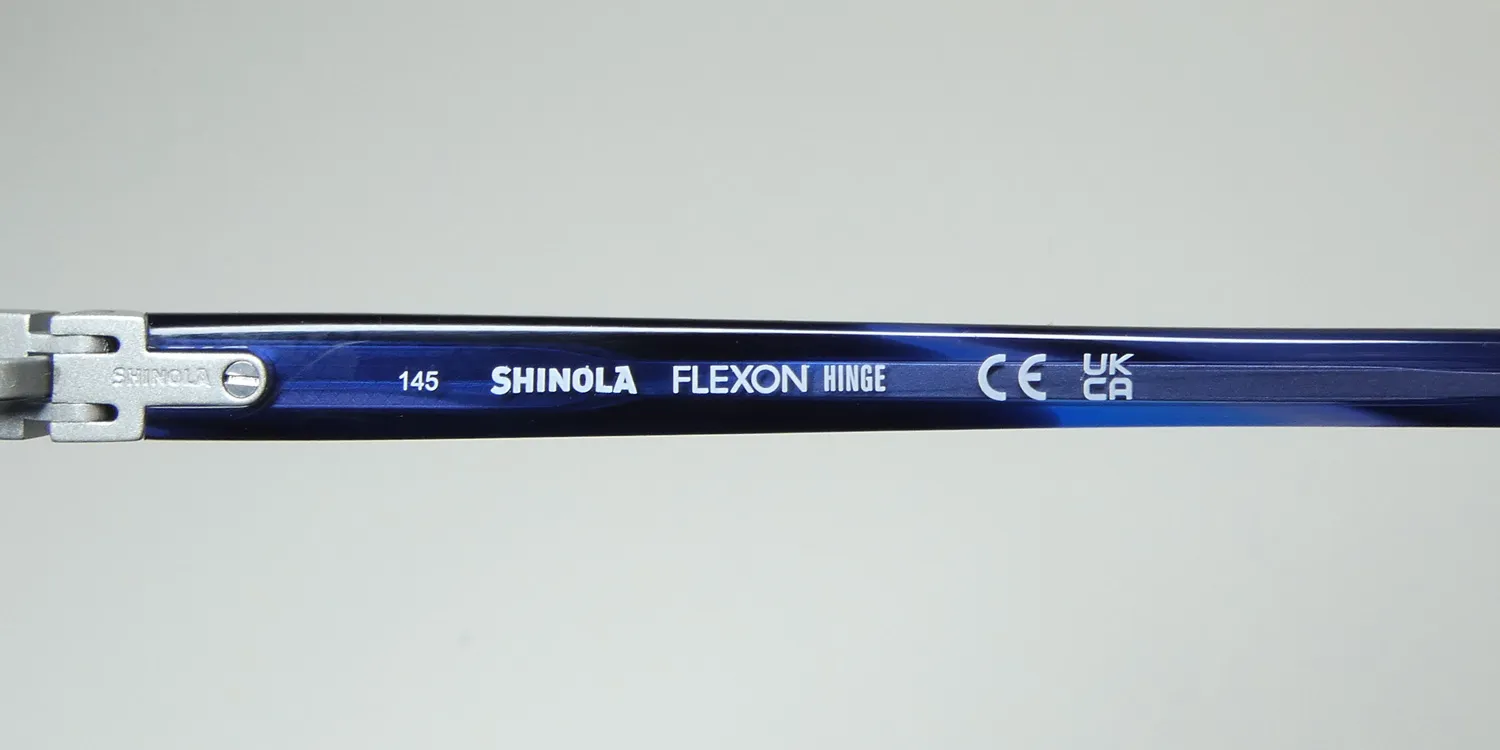 Flexon Shinola 1500s 460 Sunglasses Navy Horn 54mm Unisex 7