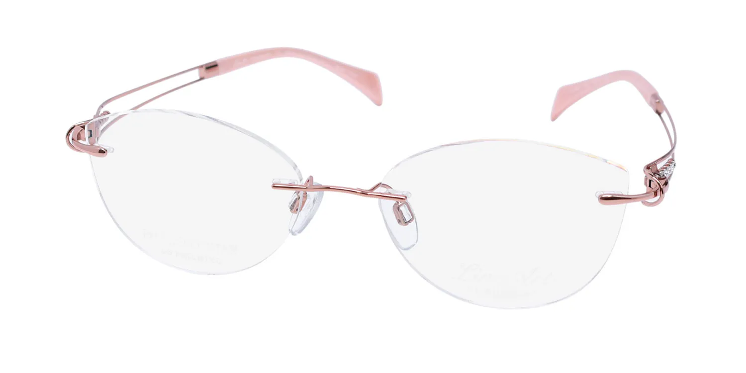 Charmant 2162 rg Eyeglasses Rose Gold 51mm Women