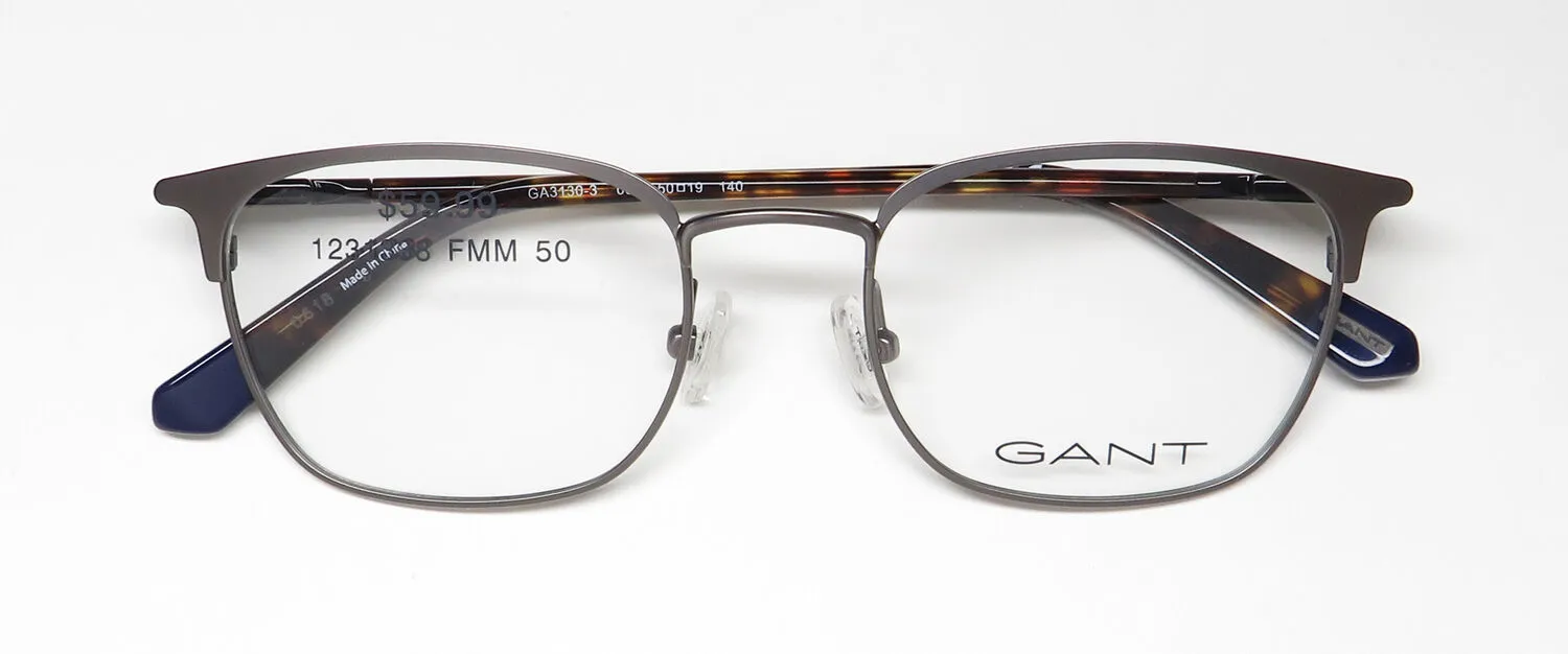 Gant 3130-3 009 Eyeglasses Matte Gunmetal 50mm Unisex 2