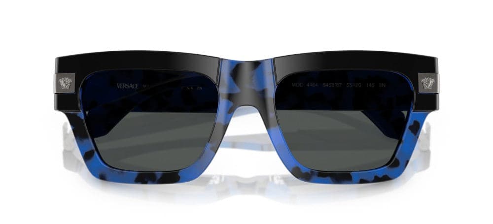 Versace 0VE4464 5458 Sunglasses Havana Blue 55mm Men 5
